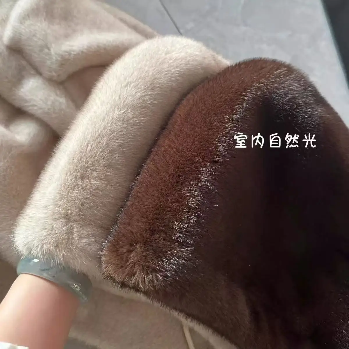 2027 New High-Quality Fur Jacket Stand Collar Imitation Mink Velvet Coat Women Winter Mao Mao Outwear Female Long Thick Overcoat