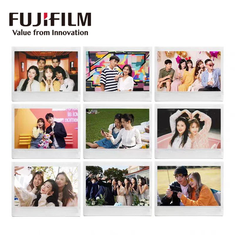 10/20/40/60/80/100 Sheets Fujiflm Instax Wide 400 Film Photo Paper 5 Inch Wide Format Wide 300 210 Wide Printer Instax Fim Paper