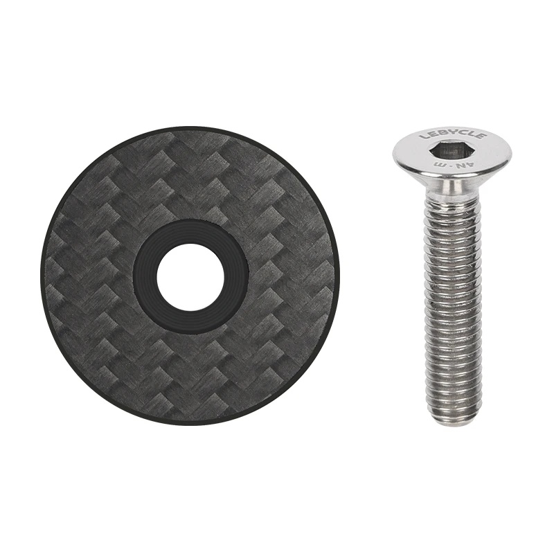 LEBYCLE новая велосипедная гарнитура, верхняя крышка из углеродного волокна, вынос велосипеда 28,6 мм, 1 1/8 дюйма, крышка для рулевой вилки, крышка гарнитуры