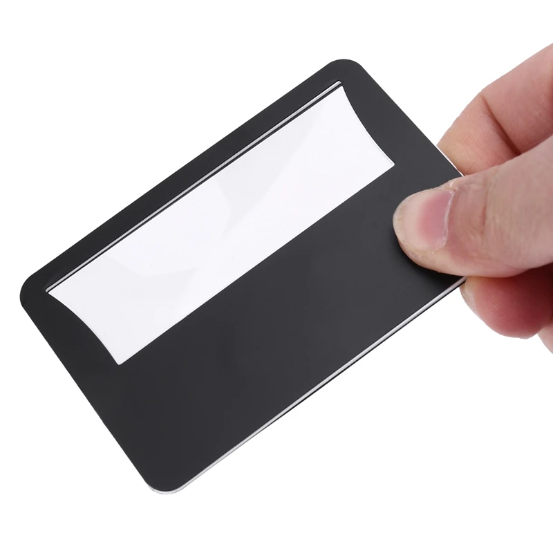 Il pacchetto di lenti d'ingrandimento 3X illuminate con dimensioni della carta di credito include 2 lenti d'ingrandimento, ogni lente d'ingrandimento per la lettura Has-AB09