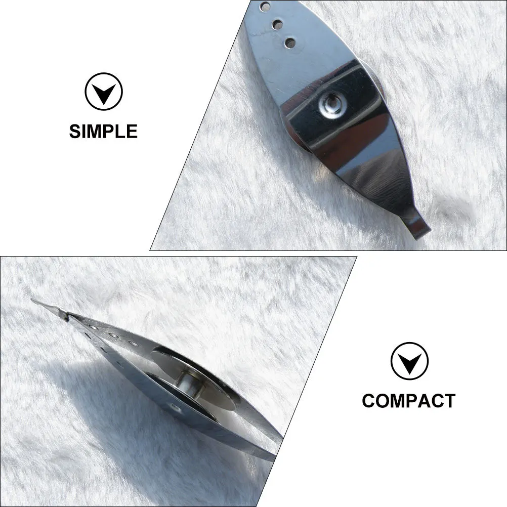 2 قطعة مكوكات الوشم البلاستيك أدوات الحياكة المعدنية لسترة وشاح قبعة قفازات DIY بها بنفسك النسيج صياغة تصميم مدمج خفيف الوزن