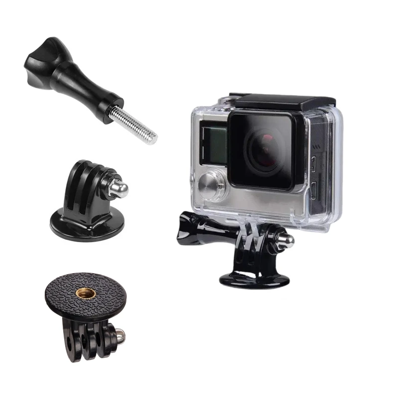 Accessories Kit for Action Camera Accessory Quick Release Buckle Tripod Mount for Gopro Hero 12 11 10 9 8 7 6 5 4 3 Black Set