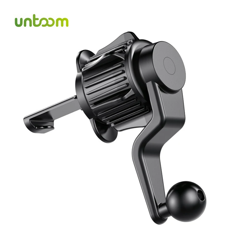 Untoom Universal 17mm Ball Head Base with Extension Rod for Car Air Vent Clip Cellphone Holder Car Air Outlet Clip Accessories