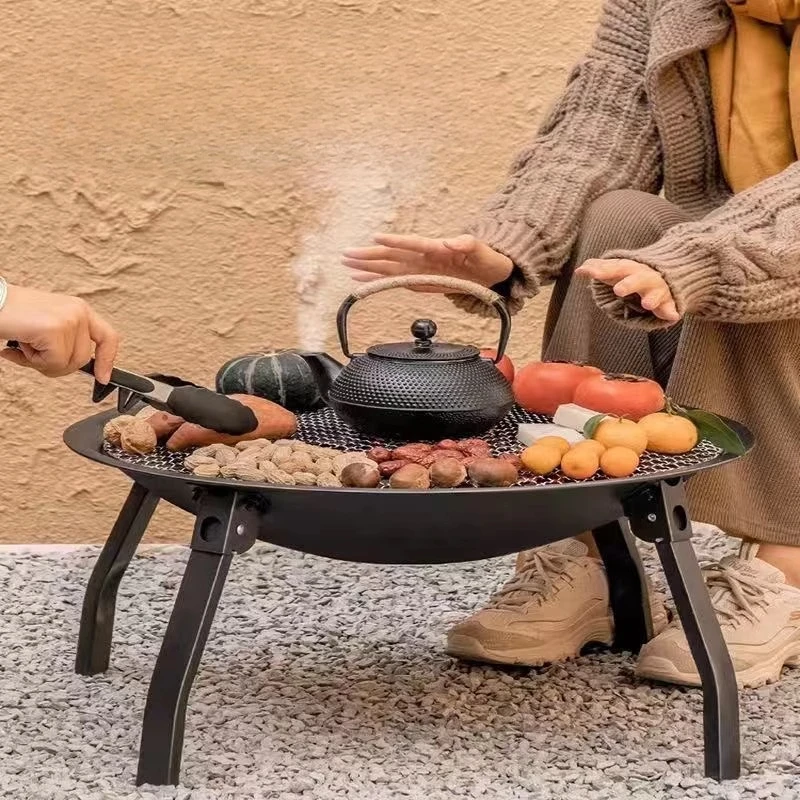 

Профессиональный обогреватель для зимней рыбалки, портативная угольная печь с полезным подогревом, складная уличная грелка для кемпинга для внутреннего зимнего использования