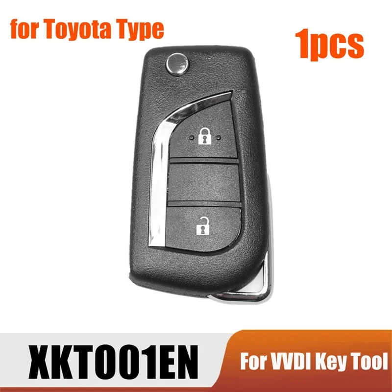 For Xhorse XKTO01EN Universal Wire Remote Key Fob 2 Buttons For Toyota Type For VVDI Key Tool Accessory