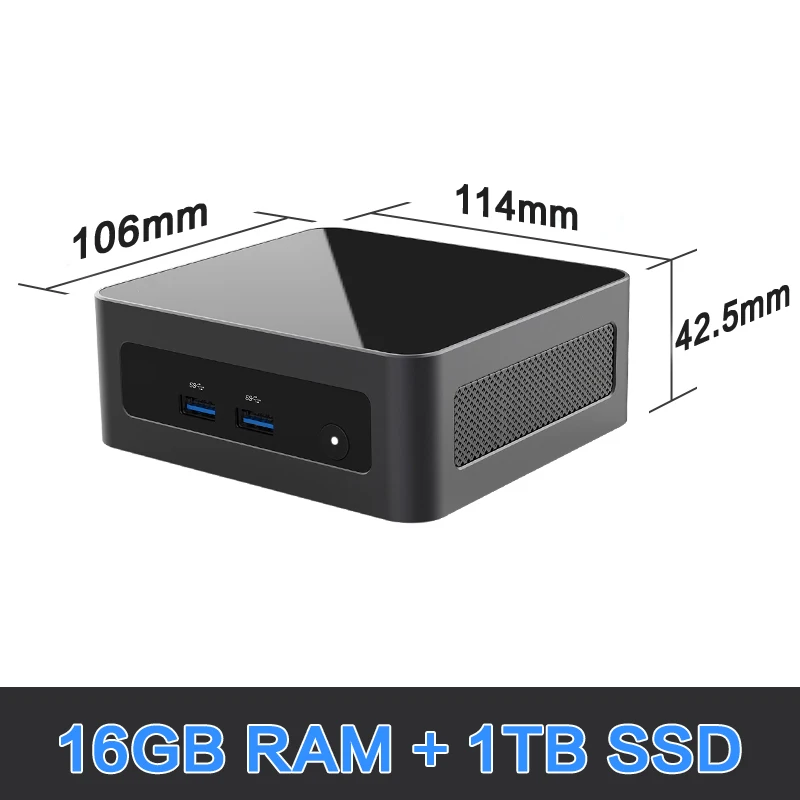 MLLSE Mini PC M7 processor Intel Core i7-12700H 16 GB RAM SSD 1 TB Wi-Fi 6 BT 5.2 Win11 Pro Mini desktopcomputer