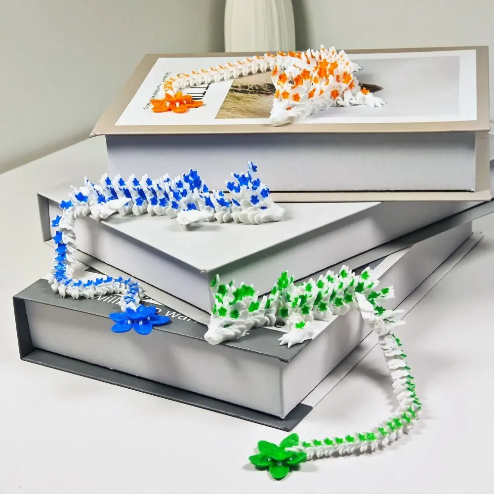 

Имитация глаз 3D-печатный дракон Сакура Дракон Лазер 3D-печатный дракон Diceratops Гибкие подвижные соединения