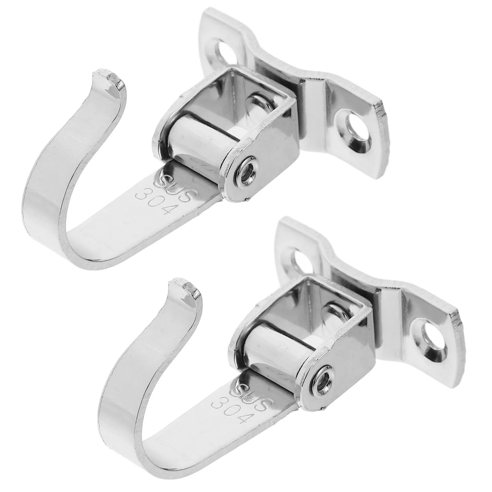2Pcs Stainless Steel Ceiling Hook Heavy Duty Rotating Mount Bracket for Projector Screen Plant Hanger Bird Feeder Fan Wind Chime view 4