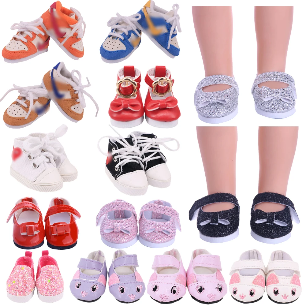 5 cm Doll Shoes Cute Canvas Sport Boots For 14 Inch Paola Reina & Nancy & Wellie Wisher Doll Children's Toys Gift Accessories