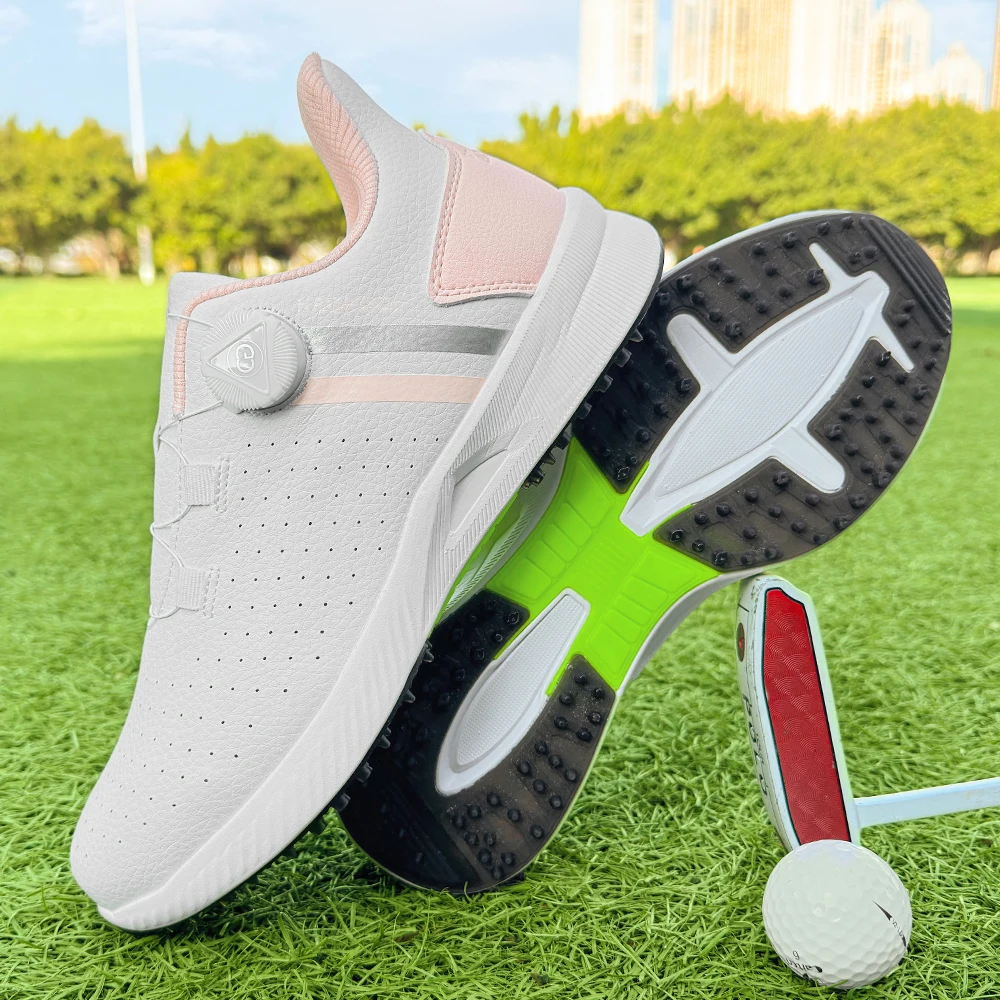 New Golf Shoes Women Spikeless Golf Sneakers Outdoor Luxury Walking Footwears