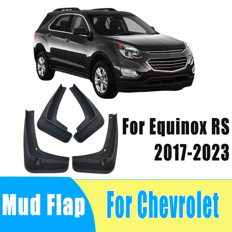 

4pcs Auto Tire Mudguard Waterproof Prevent Mud Splashing Car Mud Flap Fender Trim Accessory For Chevrolet Equinox RS 2017-2023