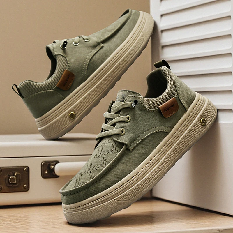 

Fashion Matching Forrest Gump Footwear for Males Summer Thin Sweat Resistant Breathable Top Light Buffer Midsole Shock Absorb