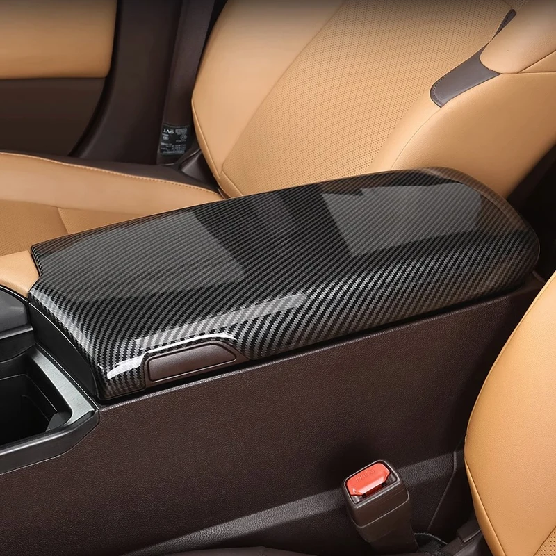 

Carbon Fiber Car Central Armrest Box Case Decorative Cover For LEXUS ES-ES200,ES250,ES300H,ES350 2018 2019 2020 2021