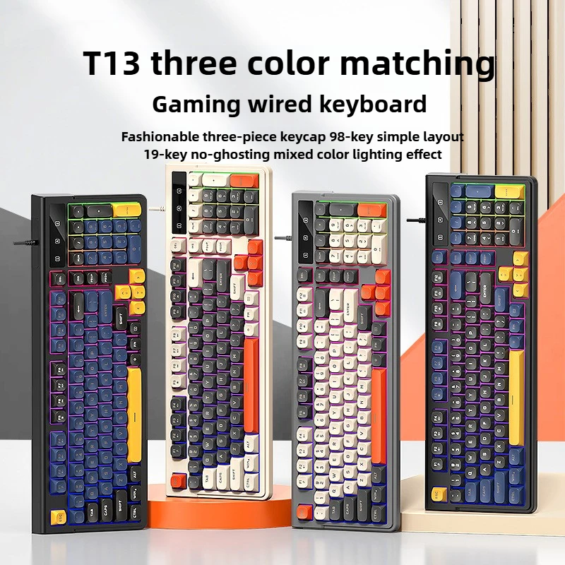 Yeni T13 Kablolu Oyun Klavyesi - Anti-Ghosting Keyboard incelemesi ve fiyatı