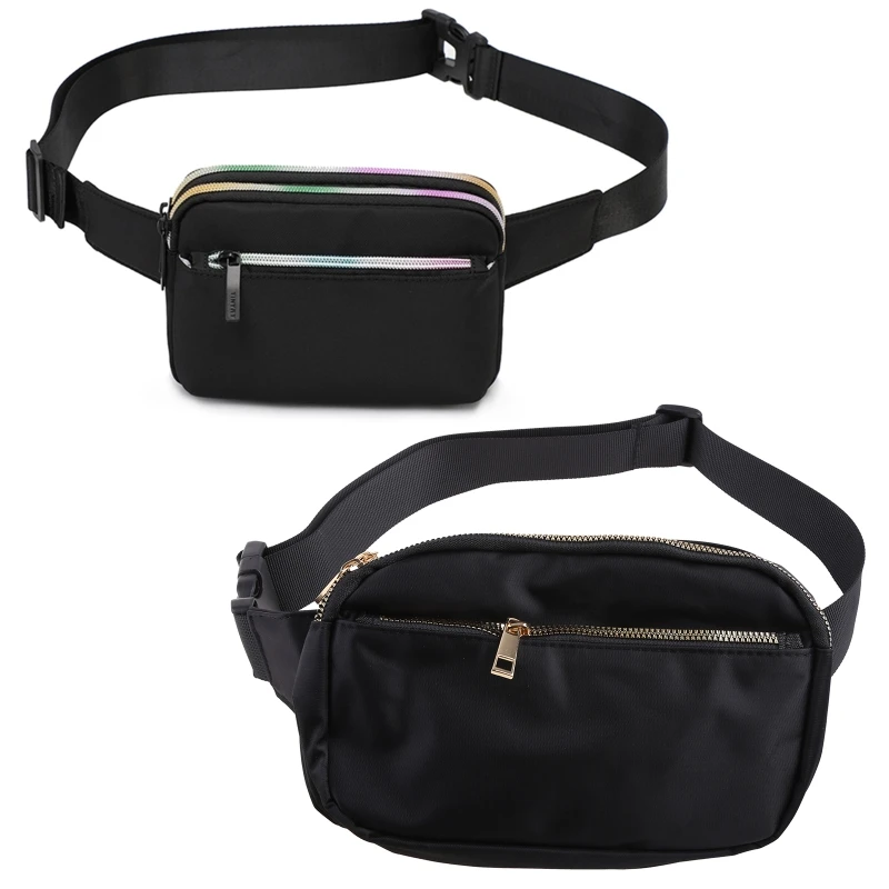 

Women Belt Bag Fanny Pack Phone Money Cash Light Sports Waist Bags Colors Zipper Fashion Travel for Men