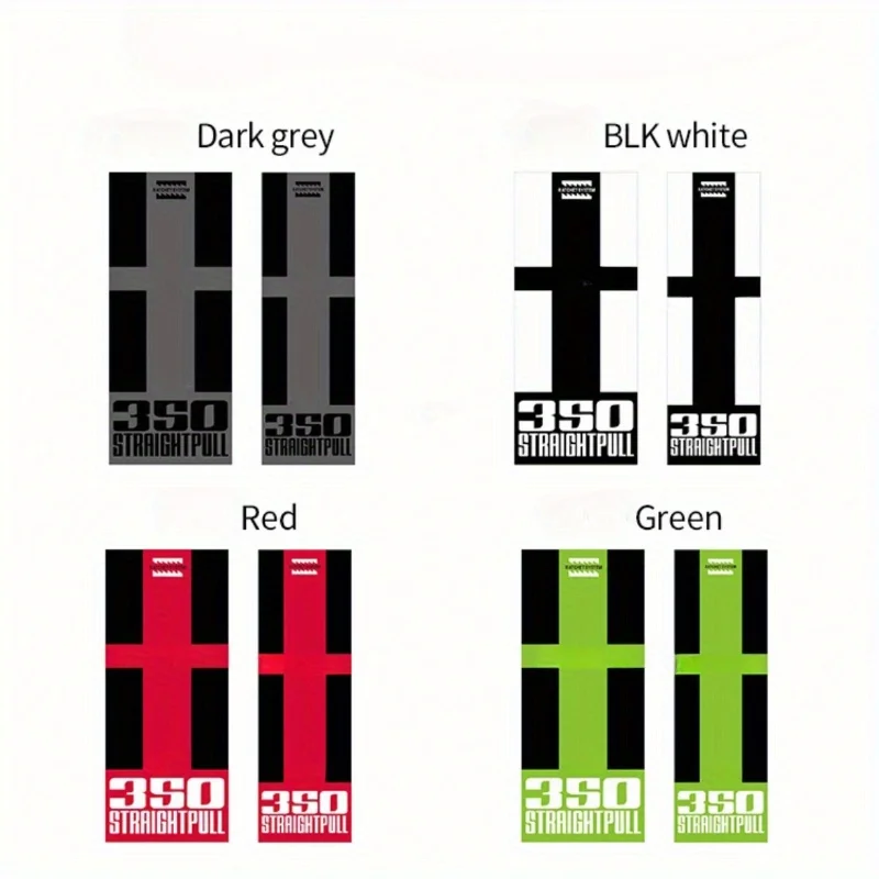 

Bike Wheel Hub Sticker Waterproof Vinyl Decal, Multicolor Sport Racing Decor for Bicycle MTB