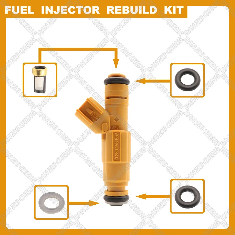 

Fuel Injectors Seals O-Ring Repair Filters for Jeep Cherokee 1999+ 4.0L EV6 19LB 0280155857