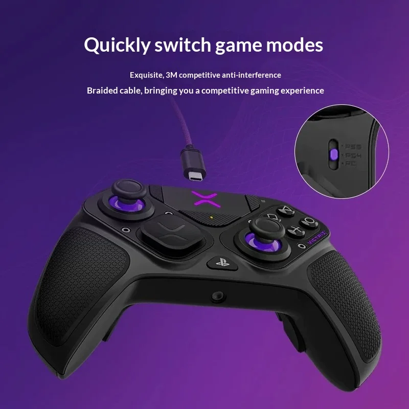 Game controller Victrix God of War 5 Fighting Apex Multi Module Elite Competitive Edition Pro BFG controller view 4