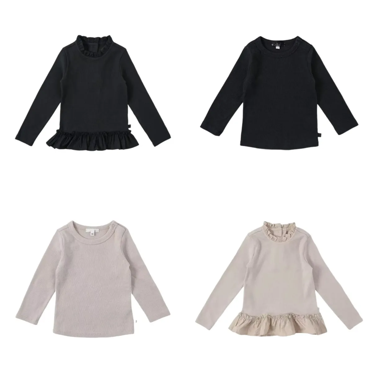 

Новый детский вязаный свитер для девочек с длинными рукавами и хлопковой подкладкой, коллекция Весна 2026