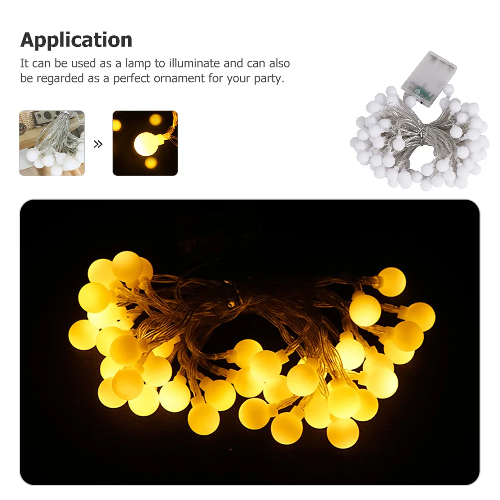 

LED String Light for Camping Tent Outdoor Portable Lamp Waterproof Wear-Resistant Decorative Party Lighting Camping Accessories