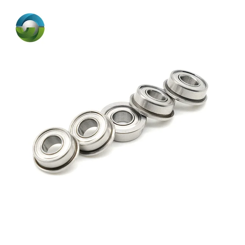 10PCS F698ZZ Bearing ABEC-7  8*19*6 mm Flanged F698Z Ball Bearings F698 ZZ F619/8ZZ