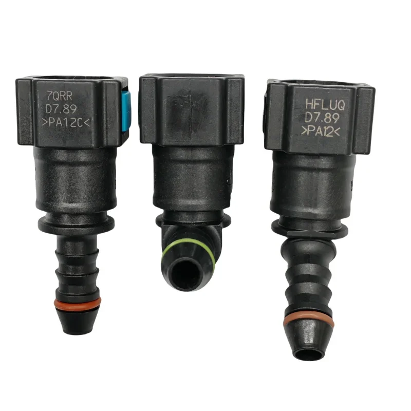 Original 7,89 mm ID6 Auto-Kraftstoffleitung Schnellkupplung 180 Grad 5/16 Zoll weibliche Kraftstoffrohrverbindung Schnellkupplung 2 Stück pro Set – Detail 3