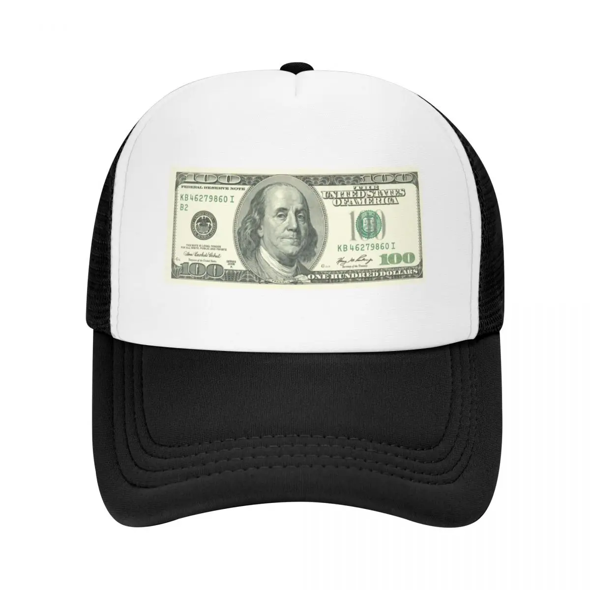 $100 Dollar Bill Baseball Cap funny hat Cosplay Women's Golf Wear Men's