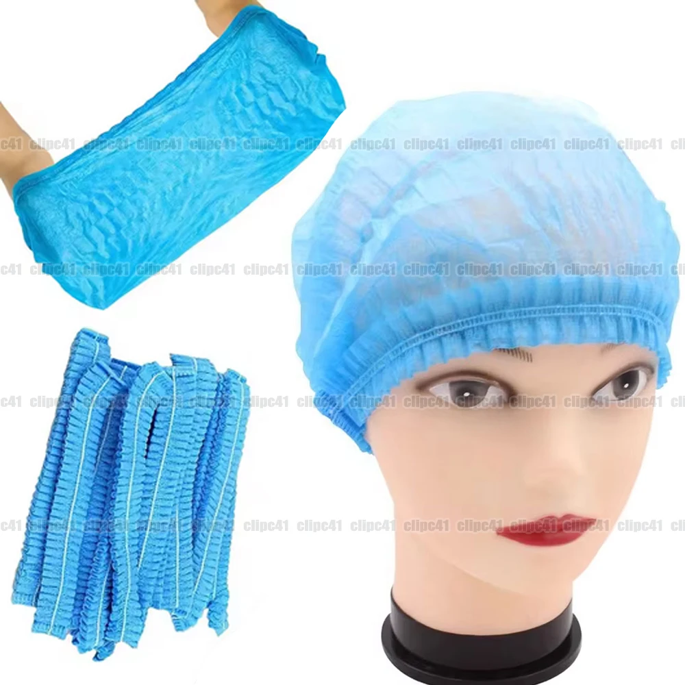 20-toucas-descartaveis-estereis-tipo-bouffant-touca-de-trabalho-rede-elastica-para-protecao-da-cabeca-chapeu-de-tecido-nao-tecido-para-cozinha-e-limpeza