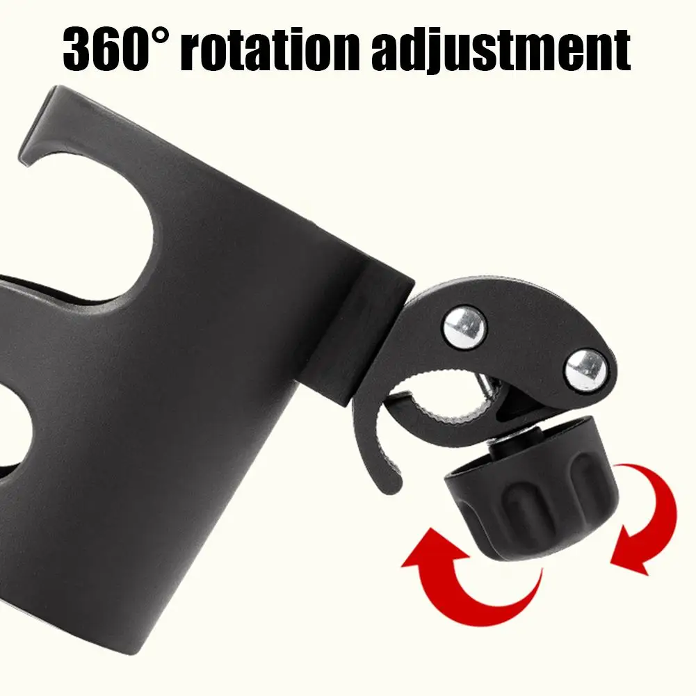 Multifunctional Baby Strollers Cup Holder for Most Pram Pushchair Carriage Armrest Mount Water Bottle Organiser Stand view 4