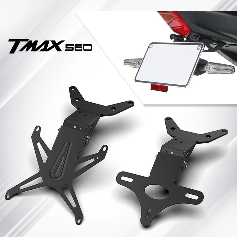 

For YAMAHA TMAX 560 T-MAX 560 TMAX560 2022 2023 2024 Motorcycle License Plate Holder Rear Tail Frame Fender Eliminator Bracket