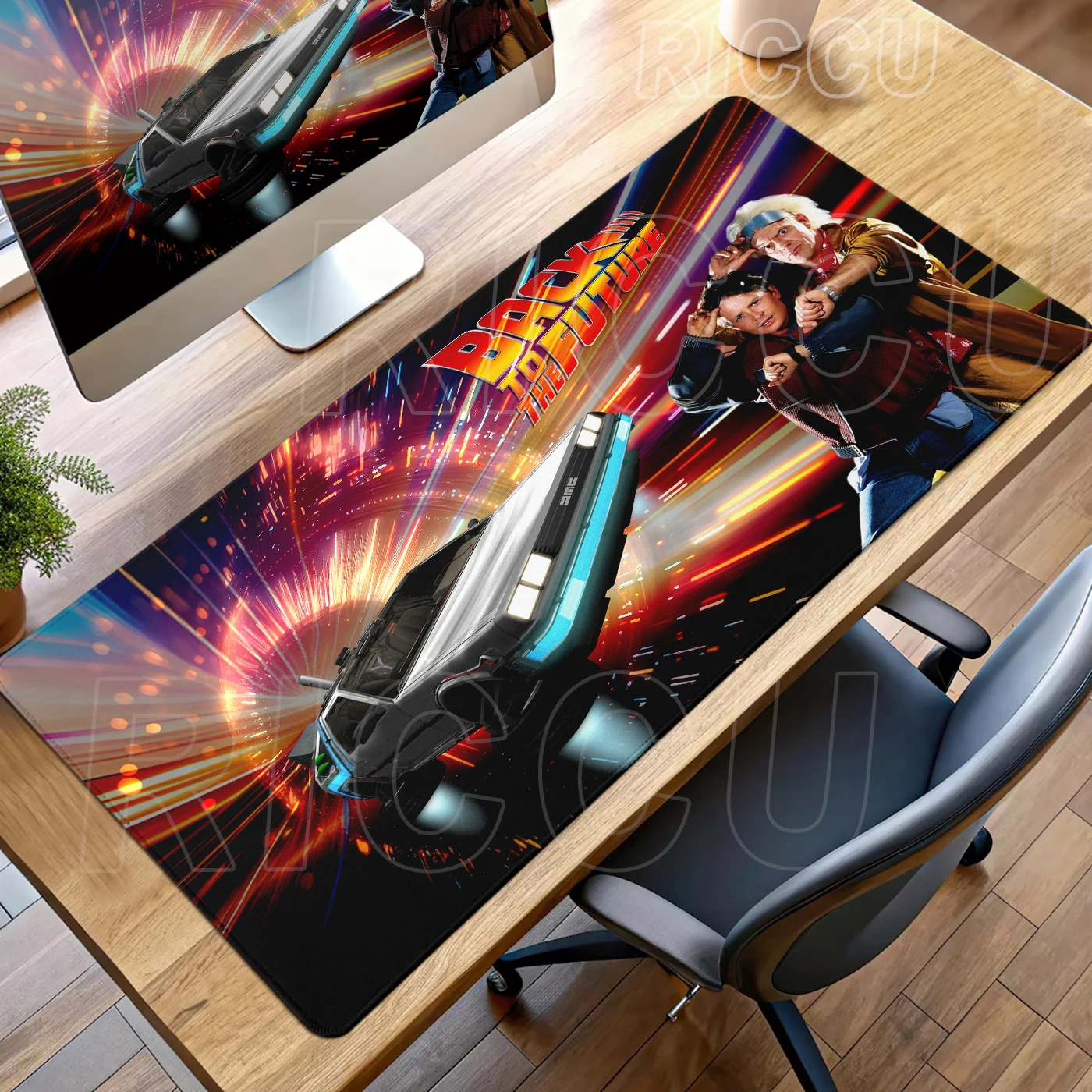

Computer Gaming Speed Mouse Pad Back To The Future Large Rubber HD Keyboard Mat Car Laptop Office Anti-slip Desk Mat XXL Playpad