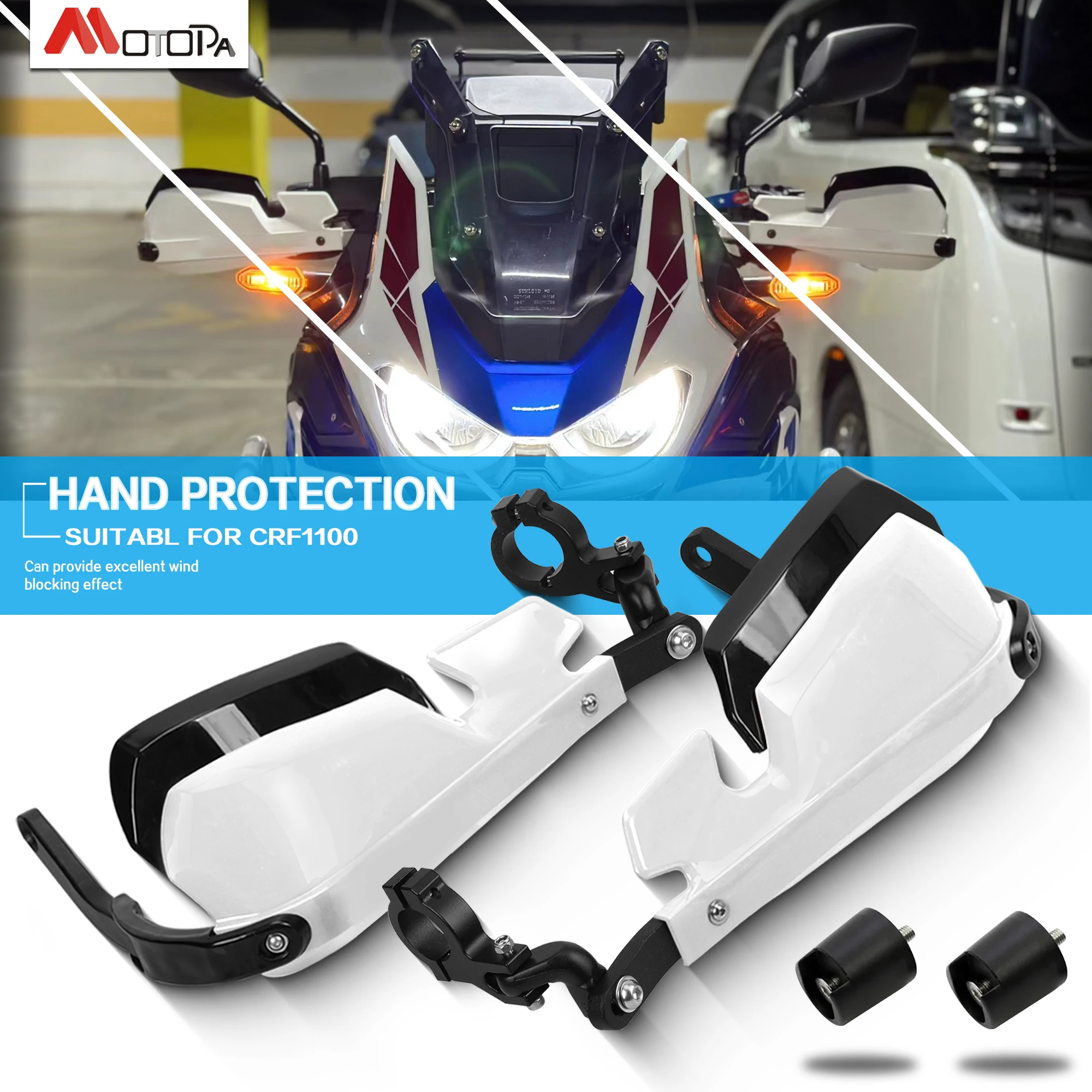 

Motorcycle Hand Guards Lever Protector Handlebar new aluminum alloy Handguard For Honda CRF1100L Africa Twin CRF1100 L 2020-2024