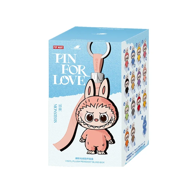 POP MART LABUBU THE MONSTERS PIN FOR LOVEシリーズ ビニール