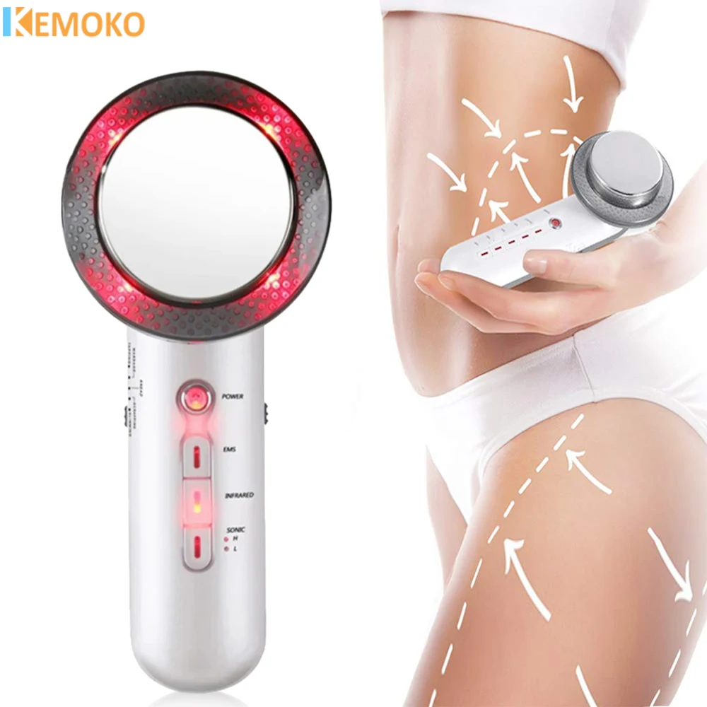 

Wireless EMS Ultrasound Cavitation Lipo Fat Burner Machine Ultrasonic Weight Loss Galvanic Infrared Facial Body Shape Massager