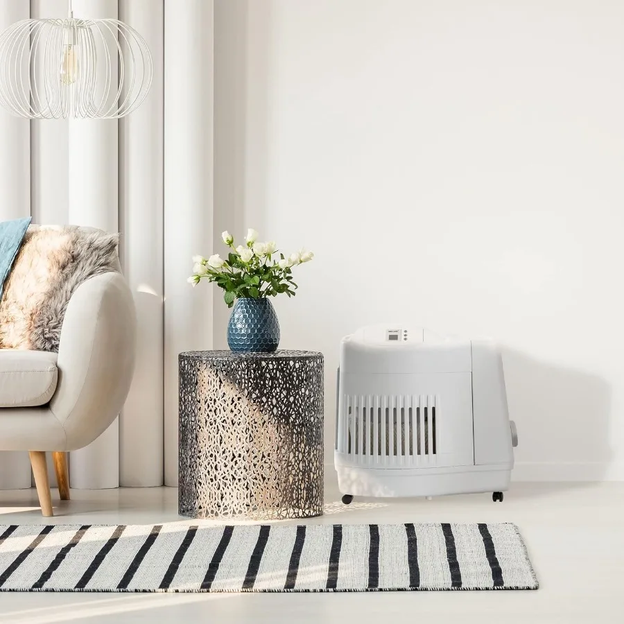 Whole-House Console-Style Evaporative Humidifier for Home Use: Efficient Moisture Distribution Energy-Saving Design Quiet Opera