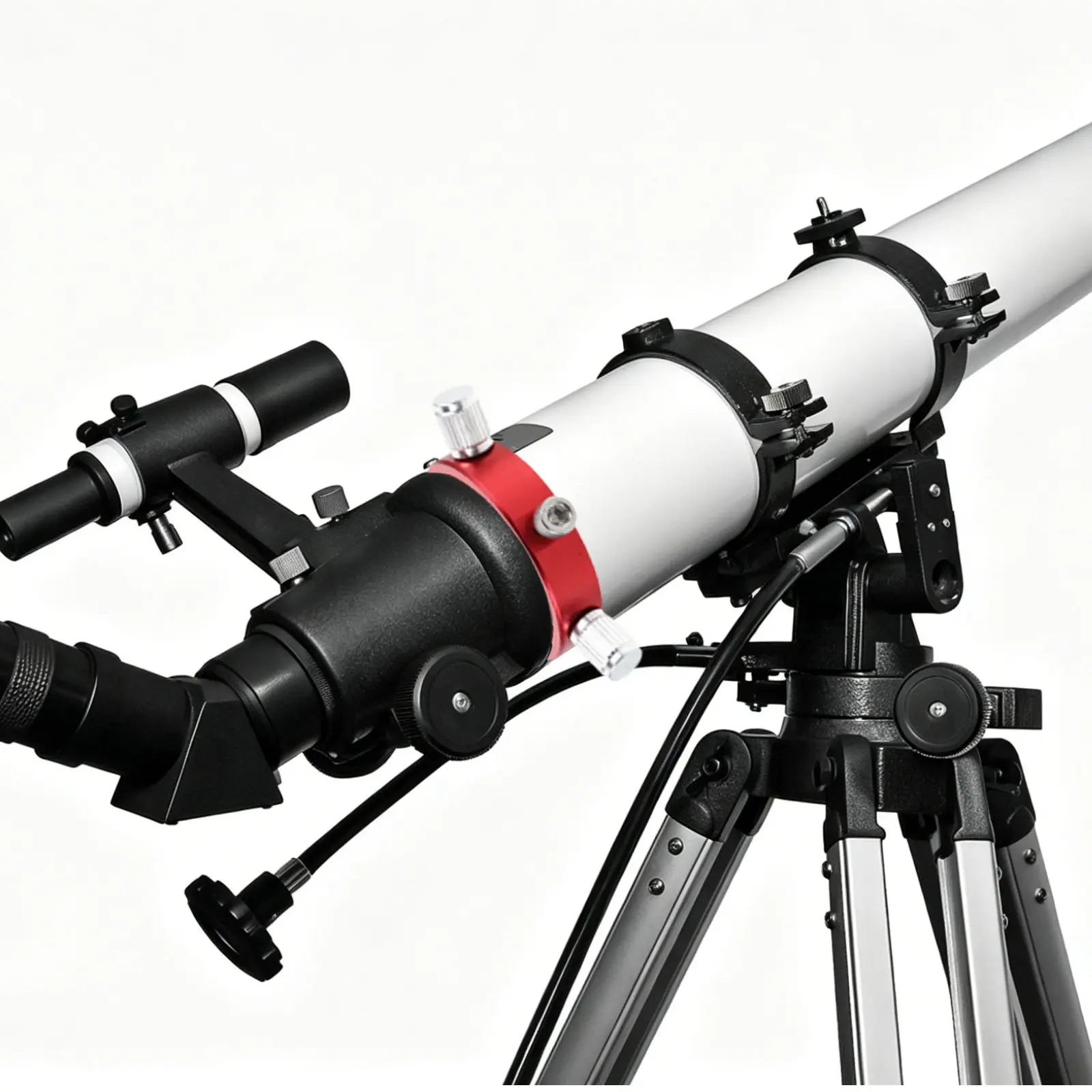 Astrophotography Guide Ring 50mm Six Hole Adjustable Telescope Finder Scope Holder Secure Mount