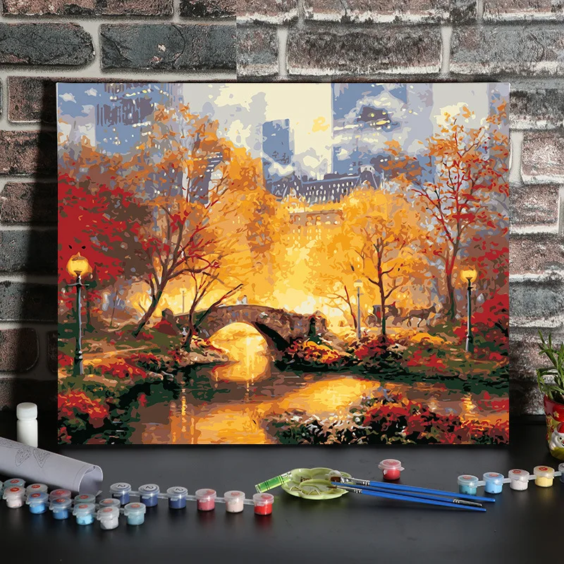 

5259571 Digital oil painting living room decorative painting sofa background wall hanging painting