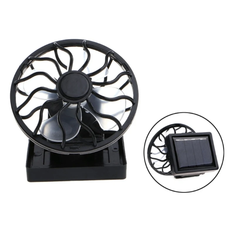 1/3/5PCS Portable Mini Solar Powered Clip Fan Mountain Climbing Camping Wilderness SurvivalSummer Hat Clip Cooler Fan