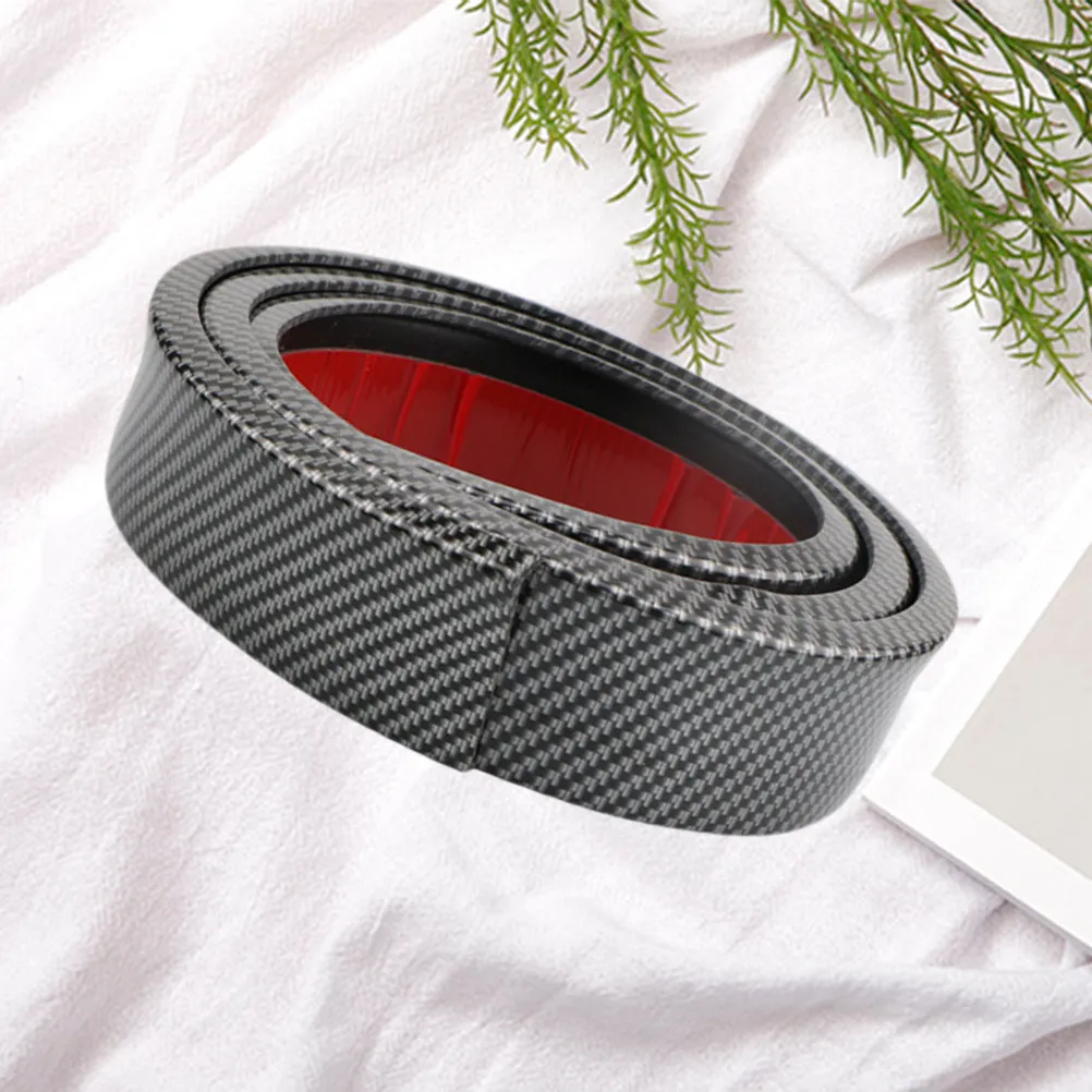 4.5cm X 1.5m Universal Wheel Brow Strip Black Red Flexible Weatherproof Car Wheel Protector Mud Scratch Guard for All Vehicles