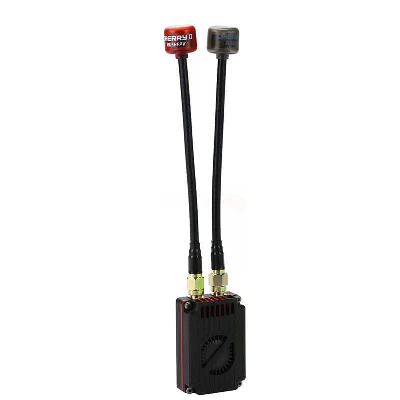 

AT82-For RUSHFPV 4.9/5.8Ghz 2.5W VTX 8+48CH Video Transmitter IRC Tramp Protocol 7-30V For FPV Long Range RC Drone