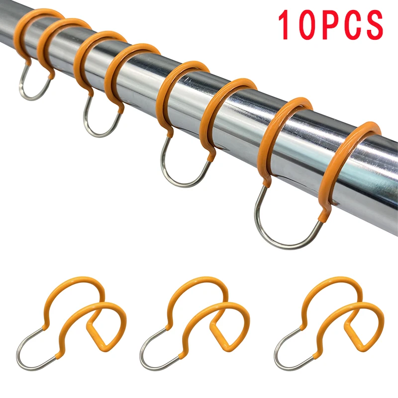 stainless steel clothes drying rack windproof buckle round tube fixed hook balcony anti slip blow off clothes fixing clip hook