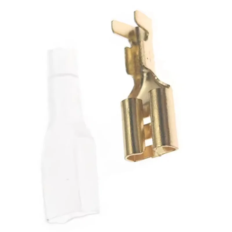 A26F-For 22-16AWG 0.5Mm2-1.5Mm2 100Set 6.3 مللي متر أنثى المجرف تجعيد محطات الكهربائية كم سلك التفاف موصل #3