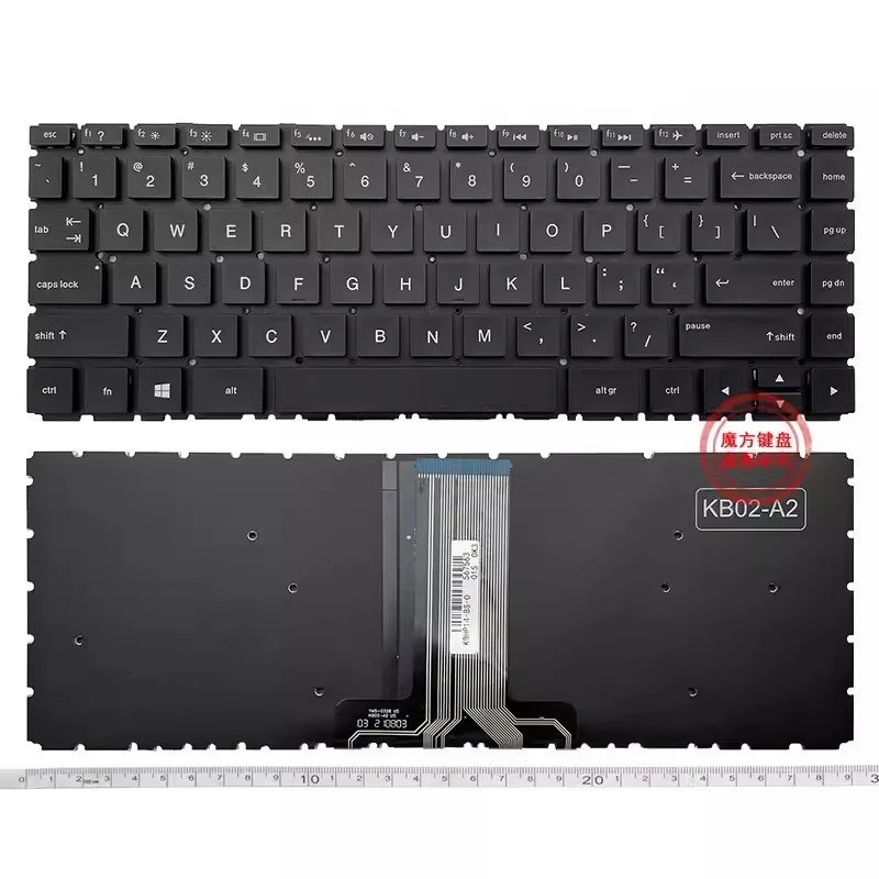 New US Keyboard for HP TPN-W125 Q186 Q189 Q187 C131 Q188 W190 14M-BA 14-BS Laptop Keyboard Backlight