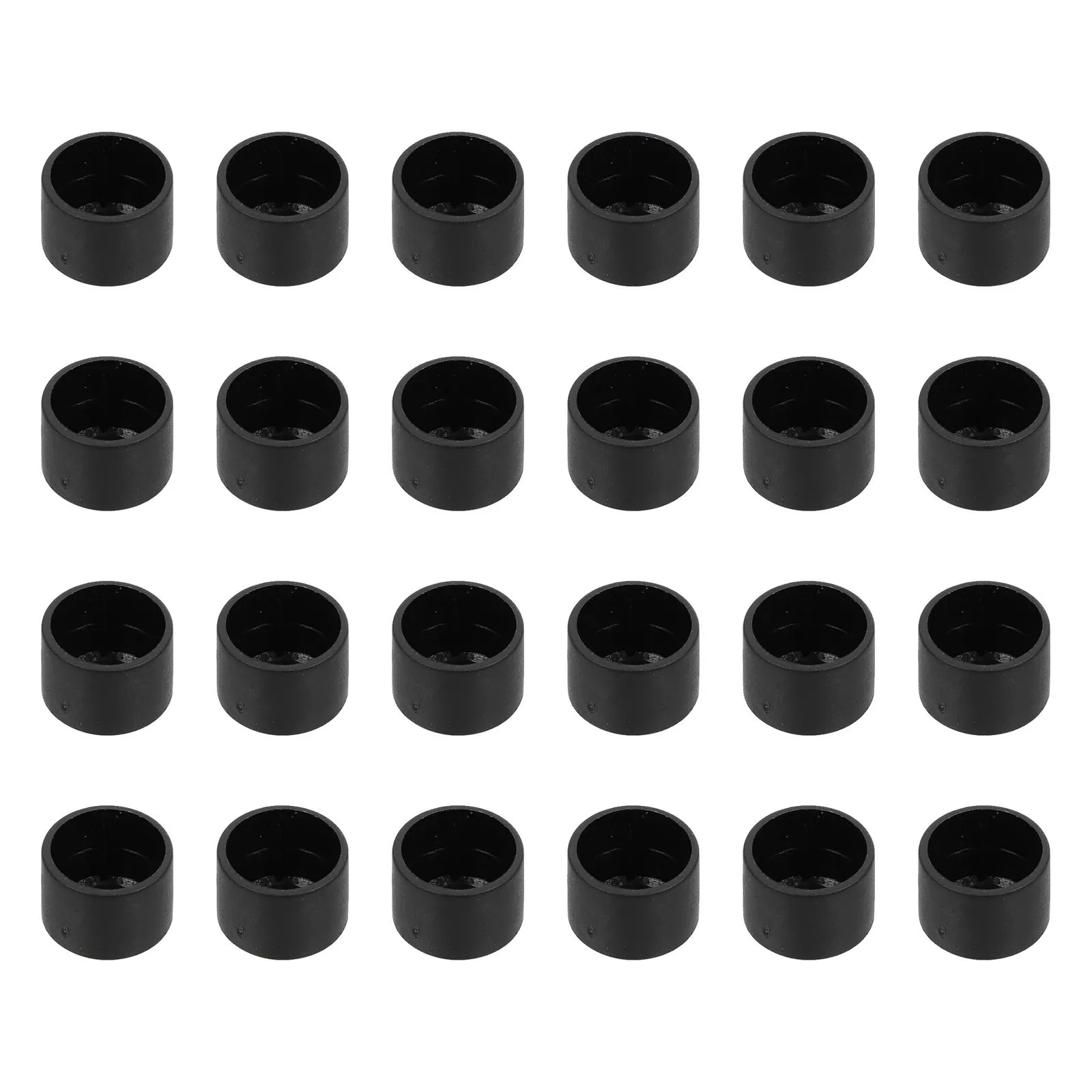 

24Pcs Foosball Table Pipe Caps Easy Install Plastic Covers for Football Machine Parts Replacement Foosball Table Accessories