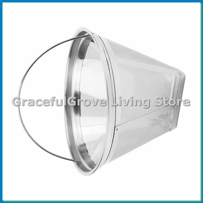 

Кофейный фильтр, многоразовые 4-конусные кофейные фильтры из нержавеющей стали для кофеварки, аксессуары-ABFB