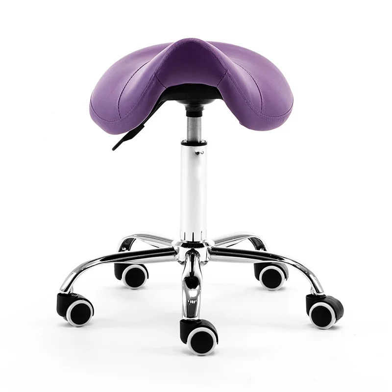 Metal Saddle Chair Beauty Stool Ergonomic Computer Chairs Bar Chairs  Designer Office Staff Chair Stool