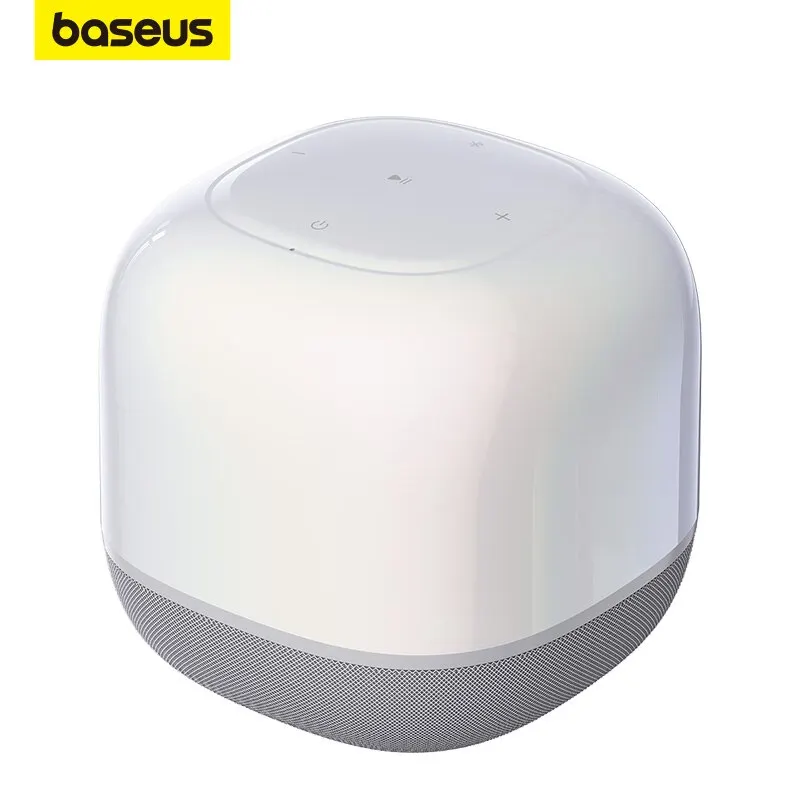 Baseus V2 Portable Bluetooth Speaker Powerful Bass 3EQ Modes TWS Speaker Bluetooth 5.0 360° Sound Stage Wireless Speaker