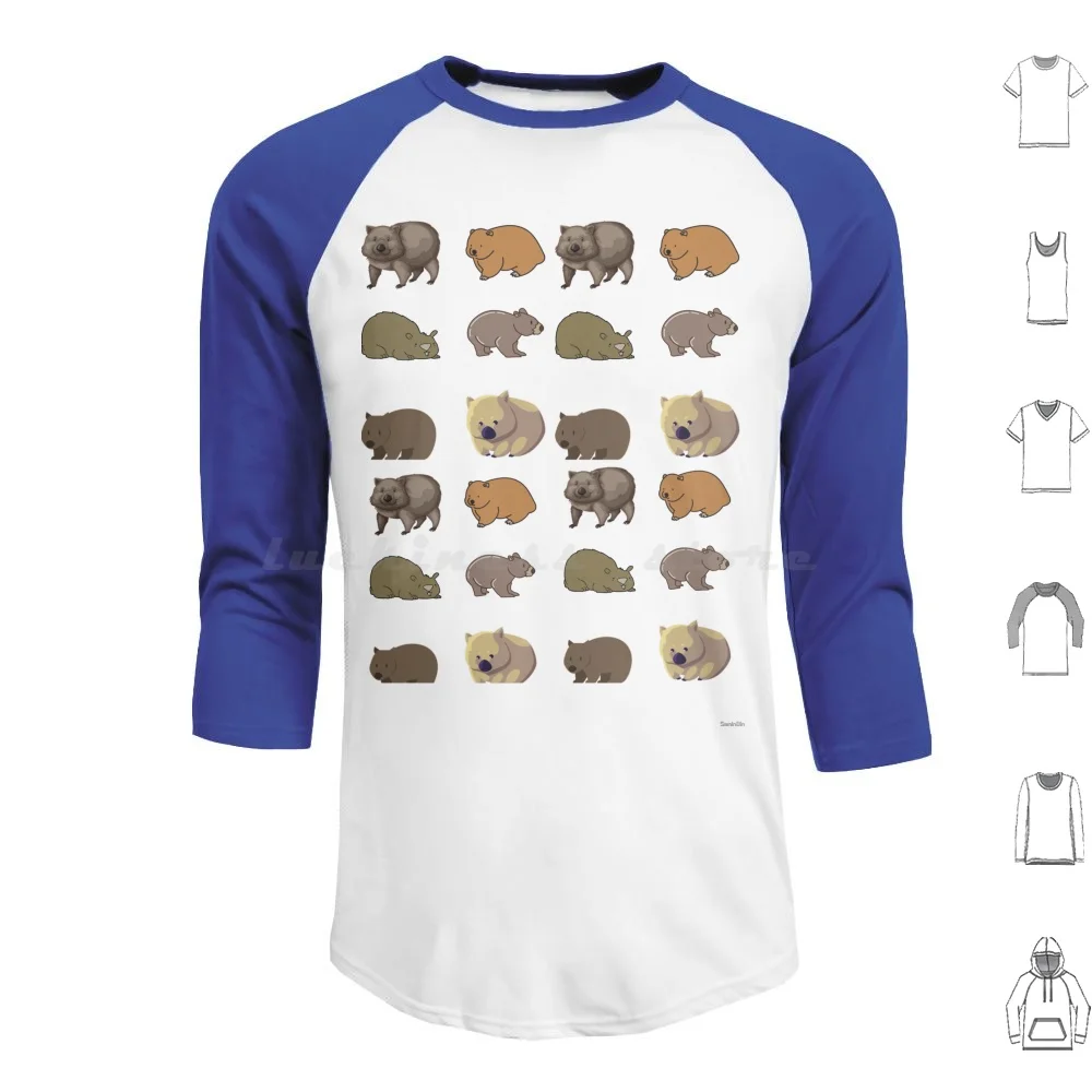 Wombat-Best Gift For Wombat Lovers Hoodie cotton Long Sleeve Saying Lover Animal