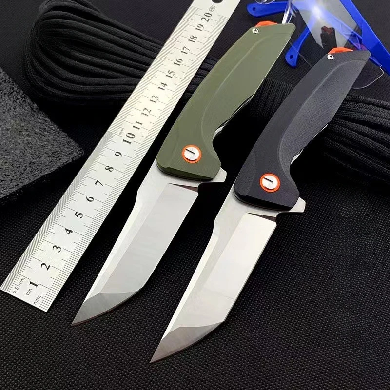 

D2 Steel Portable Outdoors Folding Knife for Men Camping High Hardness Military Tactical Pocket Knives for Hunting and Fishing