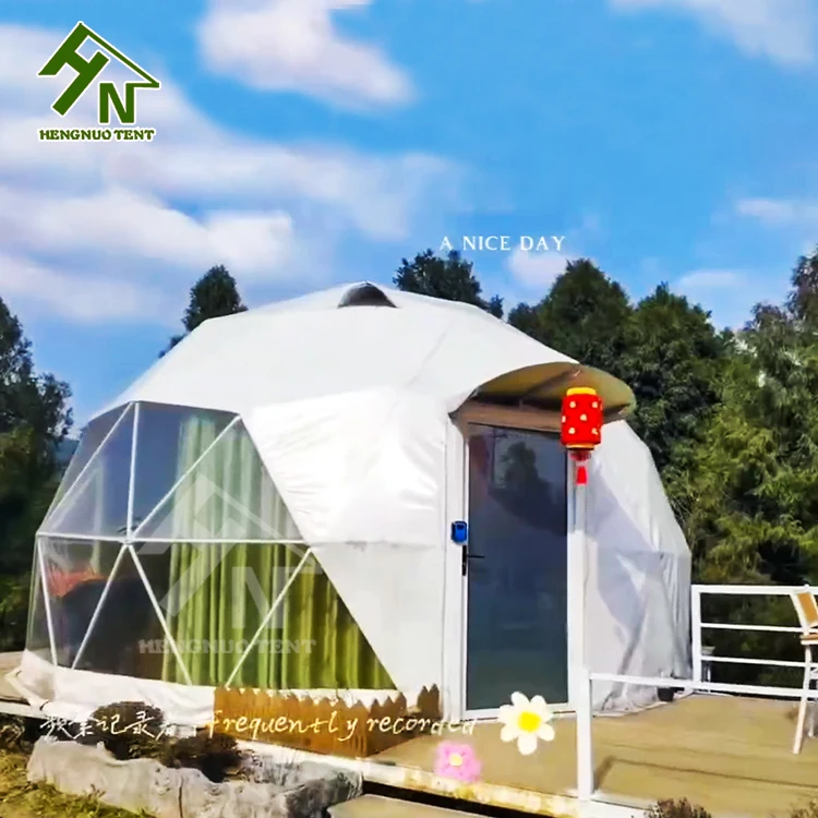 Outdoor Family Living 3-5 People Glamping Resort Dome Tent Stargazing Hotel Tents for Campsite